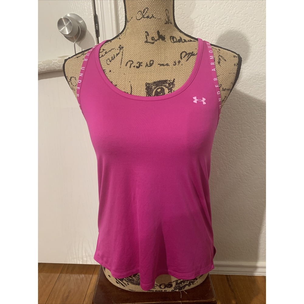 under armour shoes womens tank top size small hot pink fancy guc